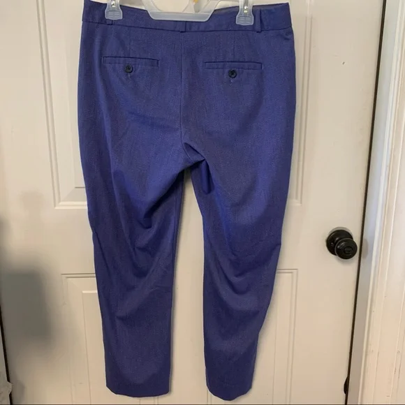 Banana Republic Avery Pants Womens Chambray Soft Stretch Denim Tapered Leg Sz 10 - Picture 2 of 10